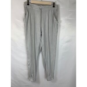 Talula Womens  Pants Joggers Elastic Waist Tie Medium